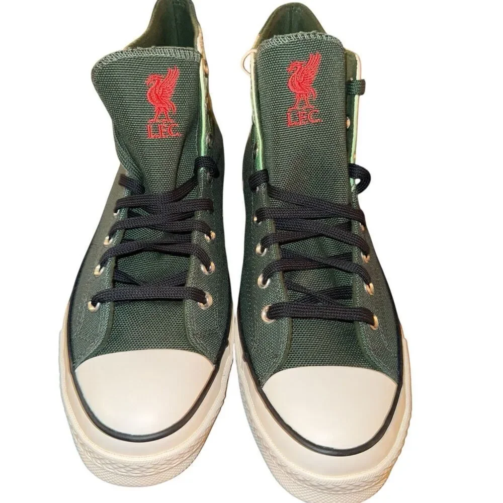 Converse x Liverpool FC Chuck 70 Sneakers Kombu Green A07259C Size Men’s 11.5 - Picture 4 of 7